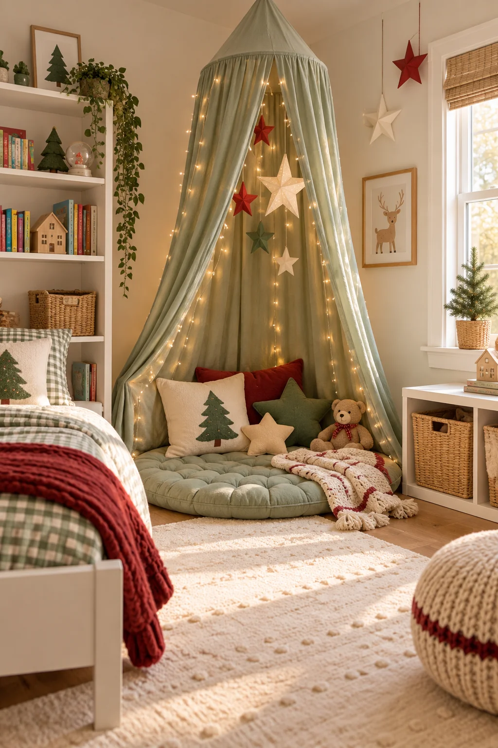 134 5 christmas reading nook ideas