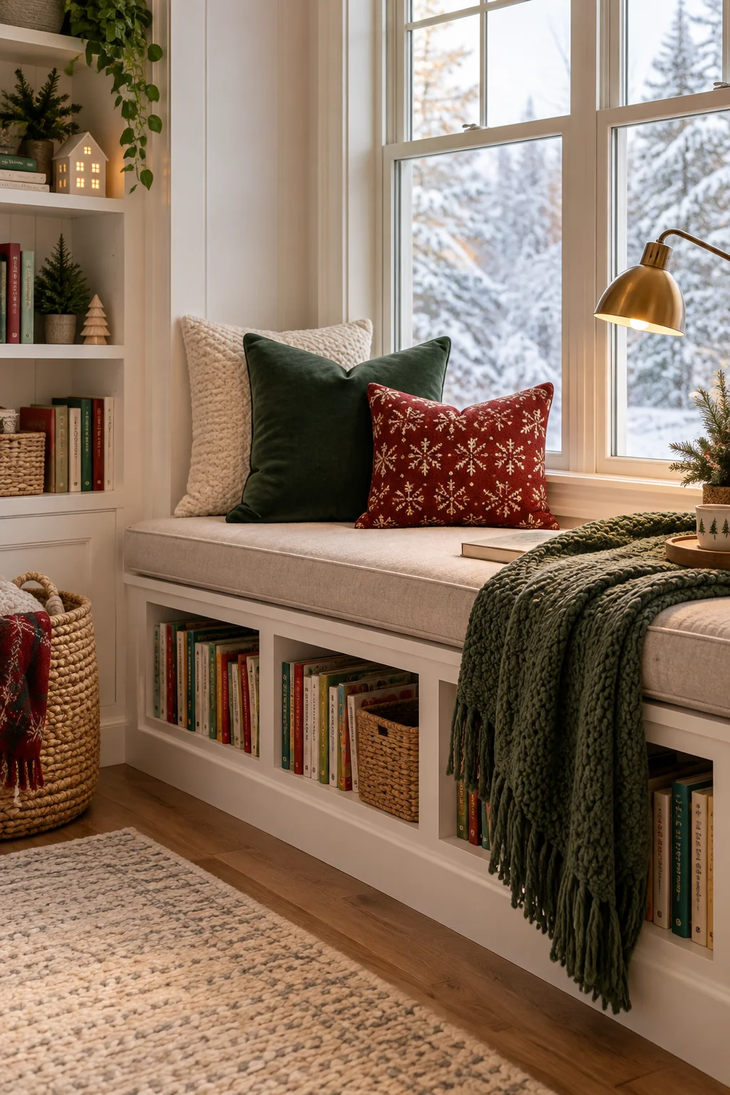 134 6 christmas reading nook ideas