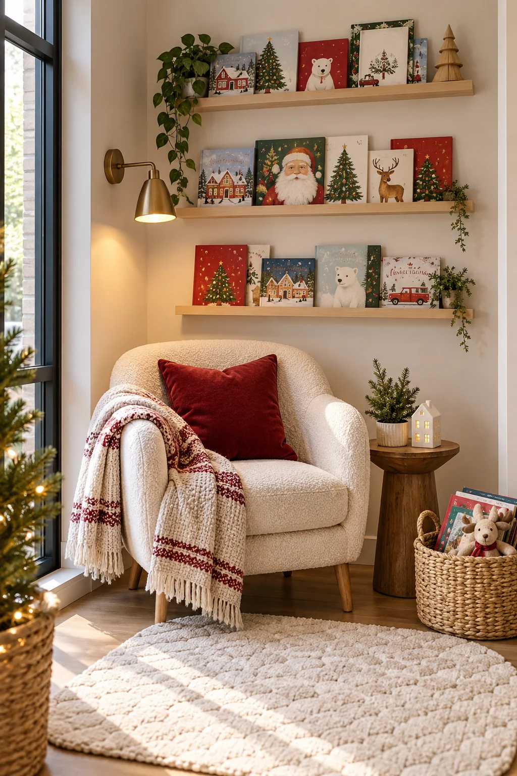 134 7 christmas reading nook ideas