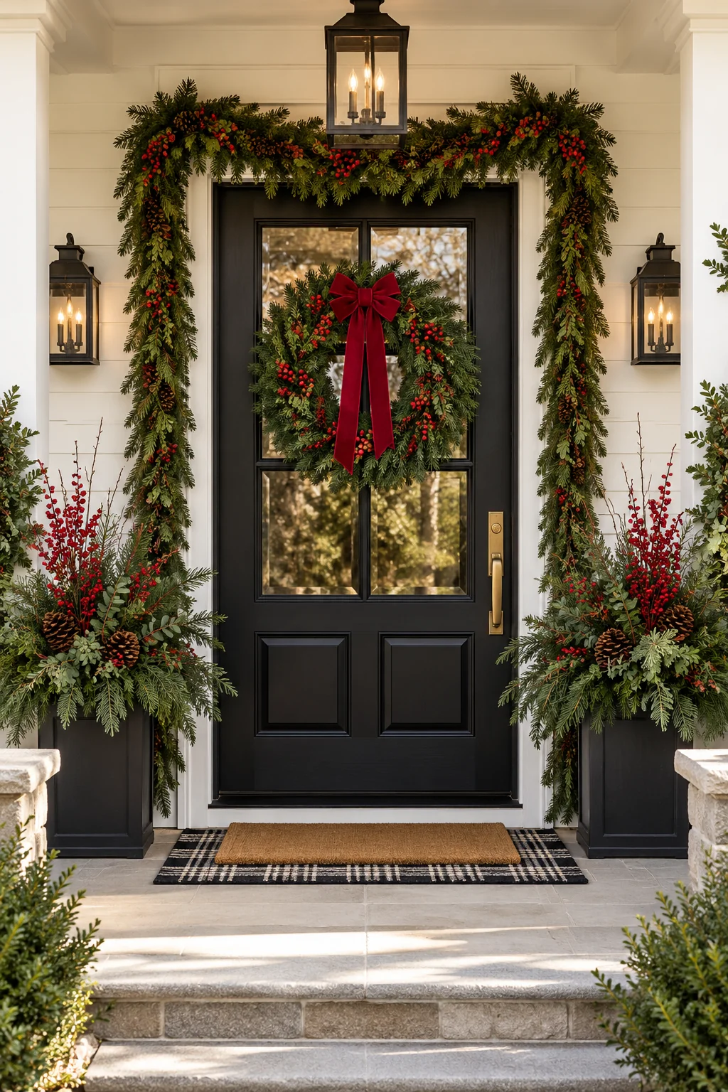 135 1 christmas front door decor