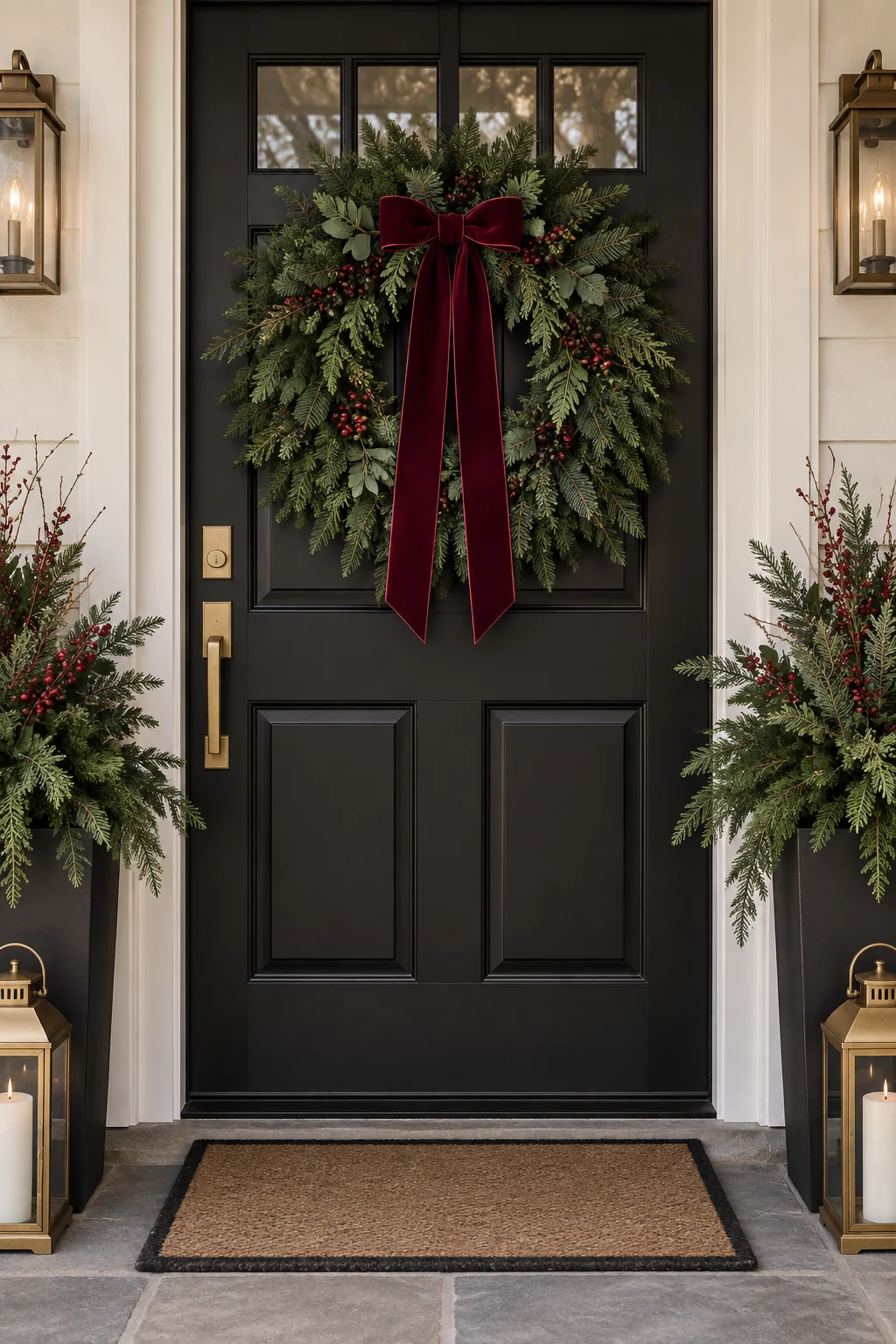 135 13 christmas front door decor