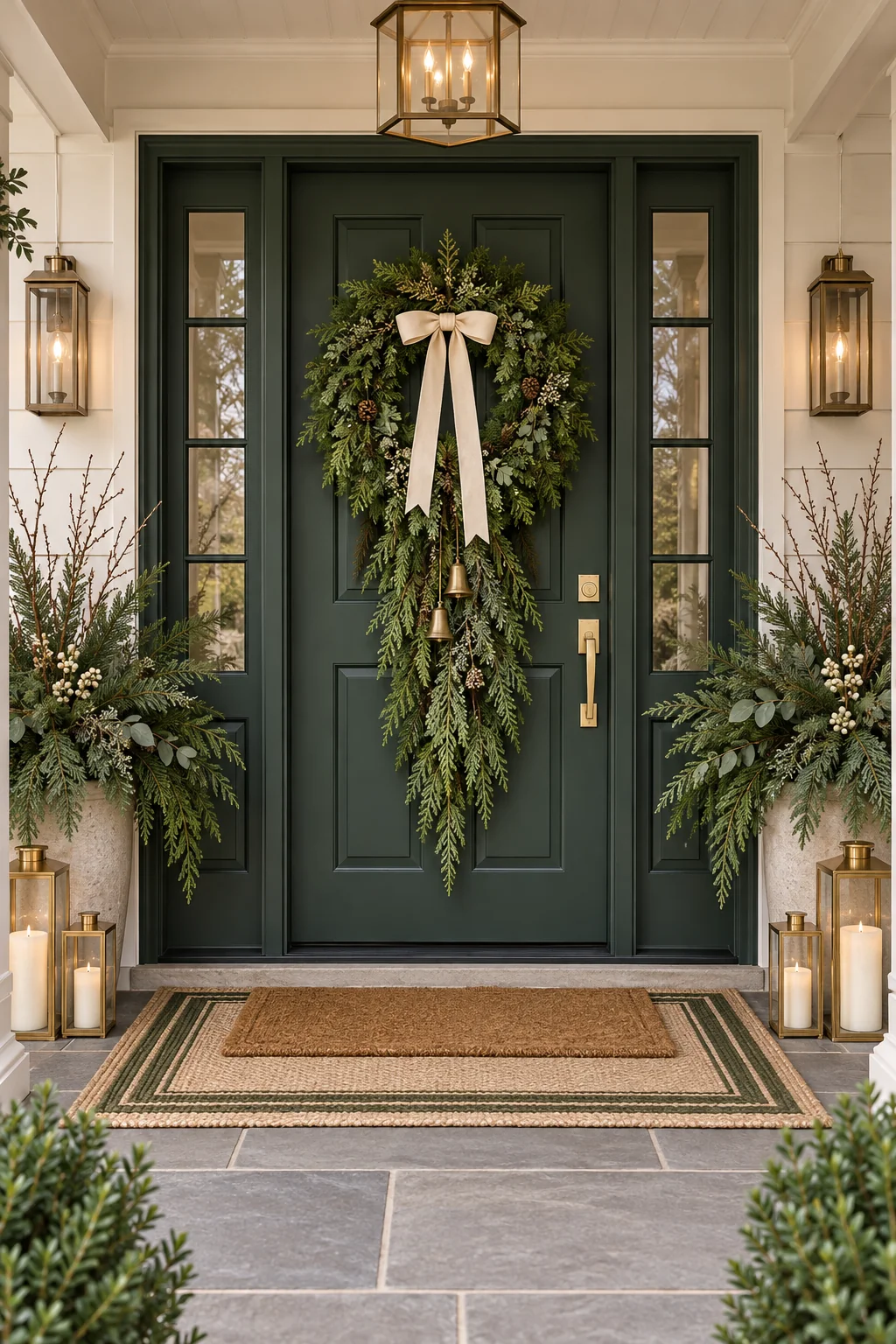 135 2 christmas front door decor