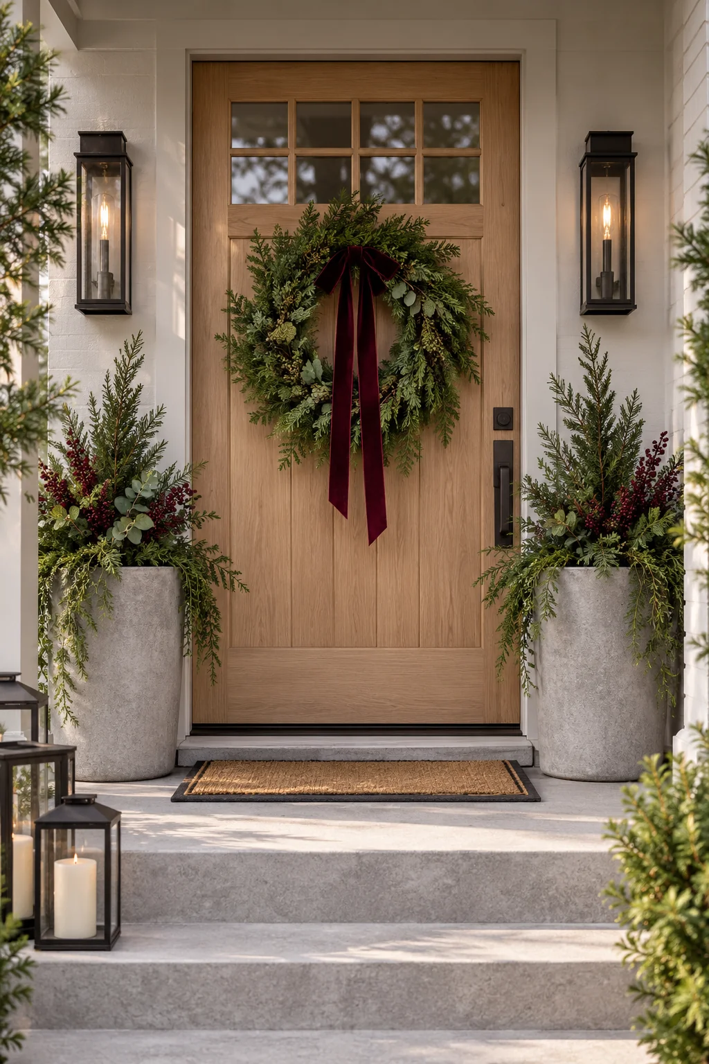 135 8 christmas front door decor