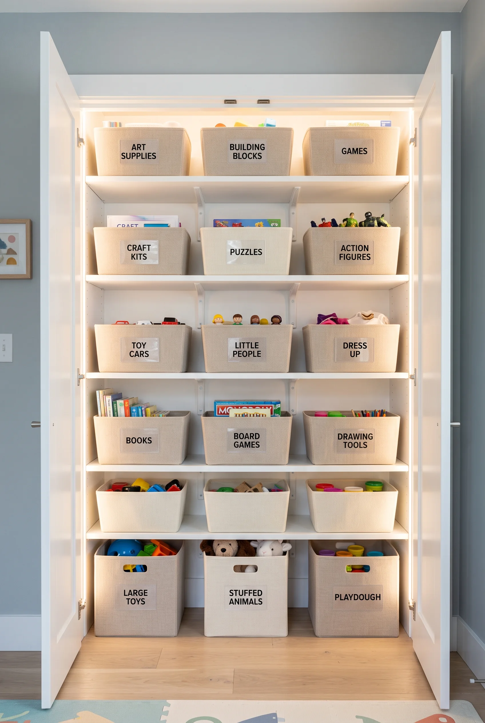 142 17 playroom storage ideas