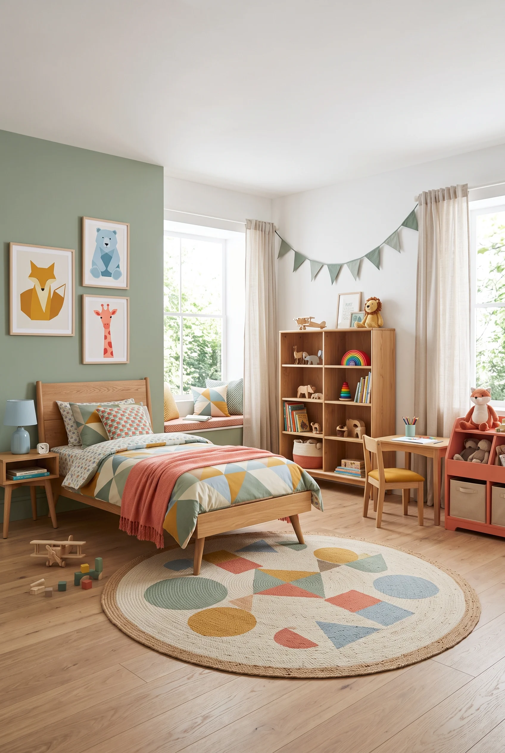 225 9 colorful kids room ideas