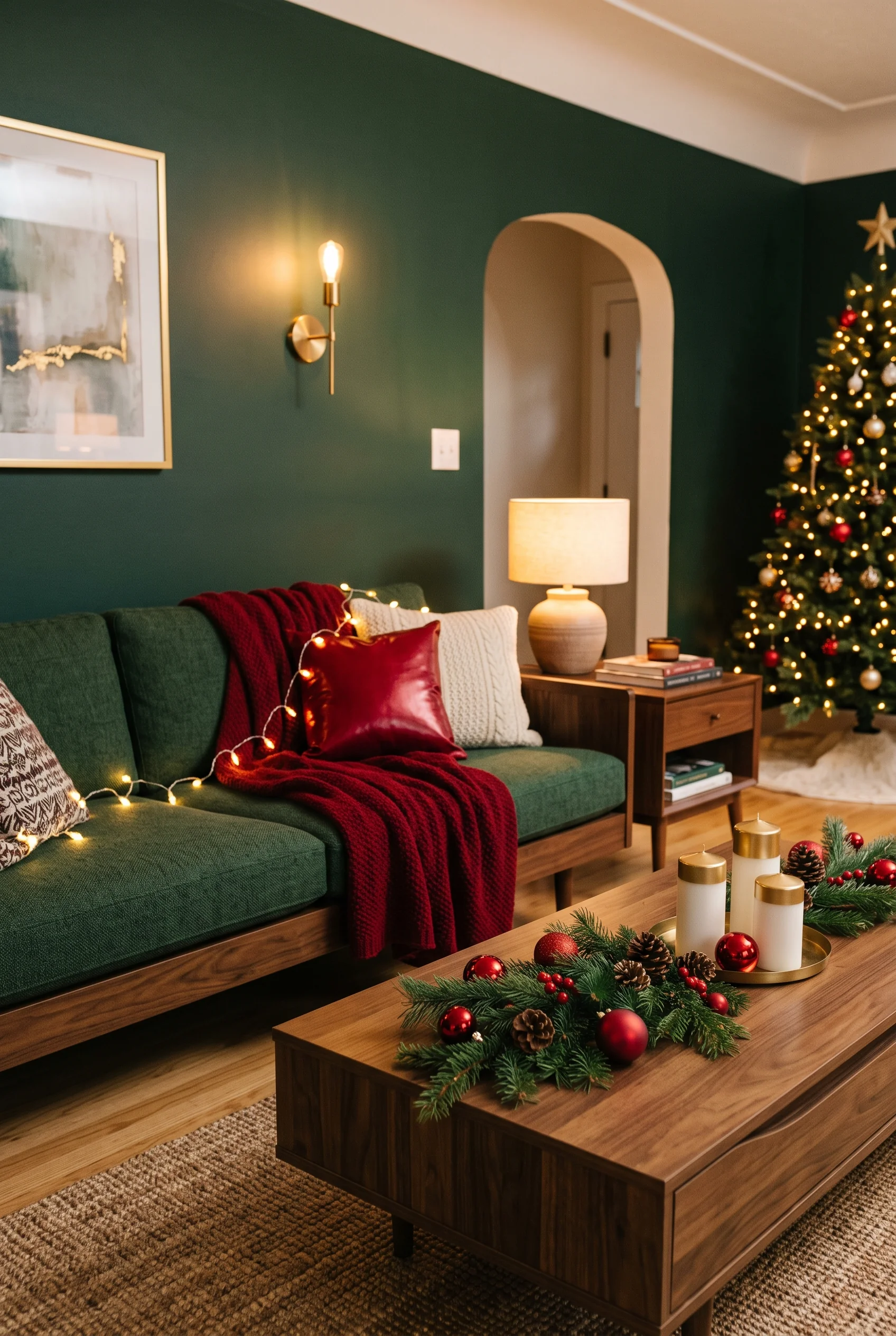 136 10 christmas coffee table decor