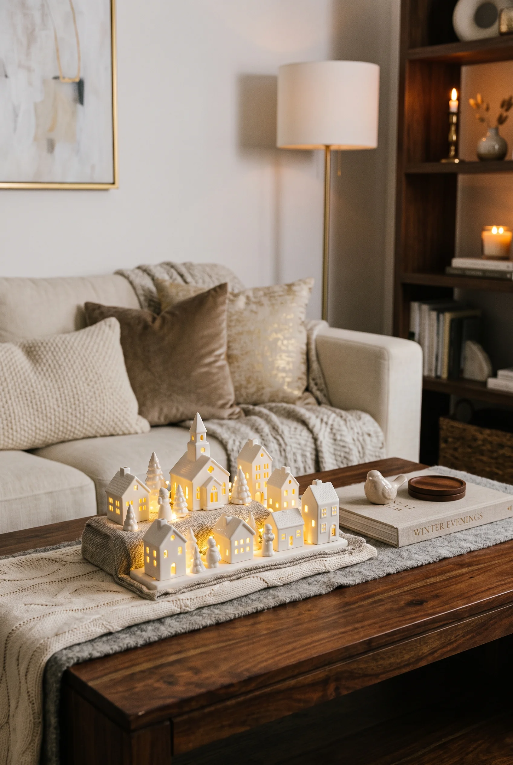 136 11 christmas coffee table decor