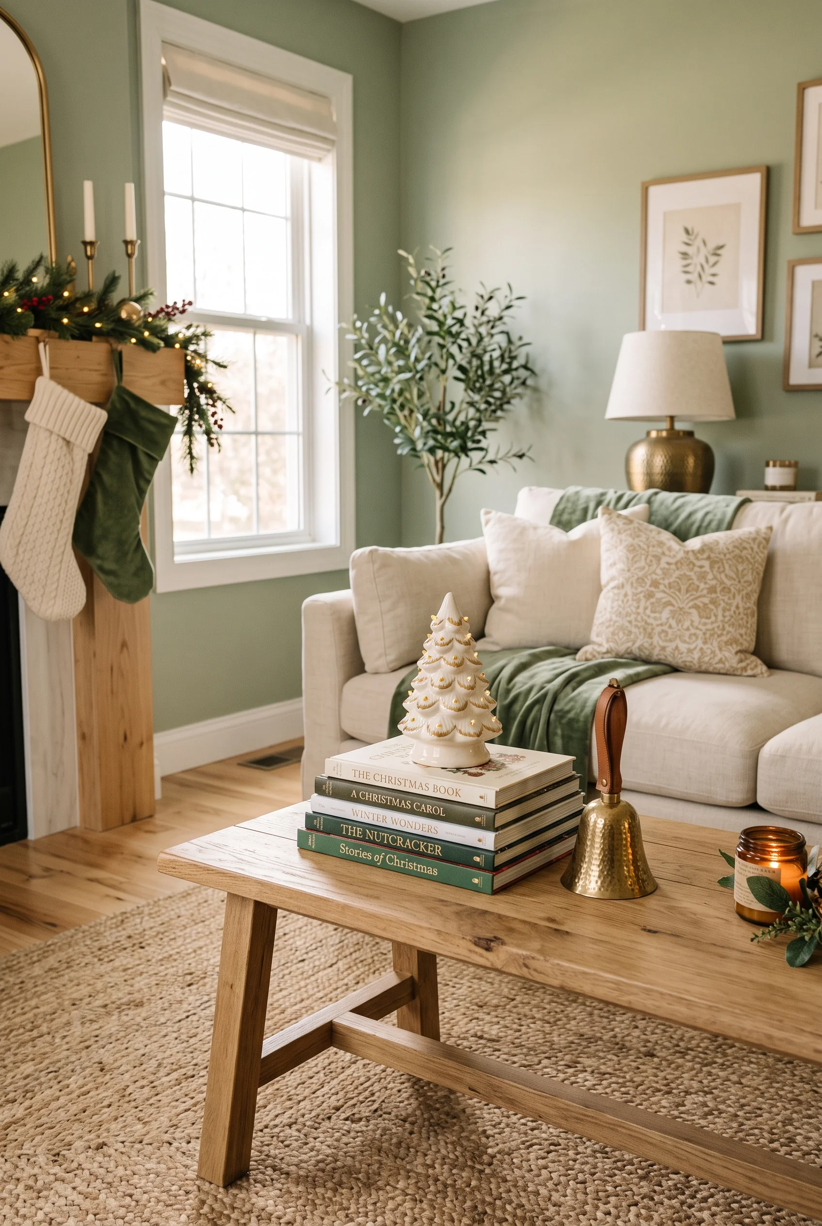136 13 christmas coffee table decor