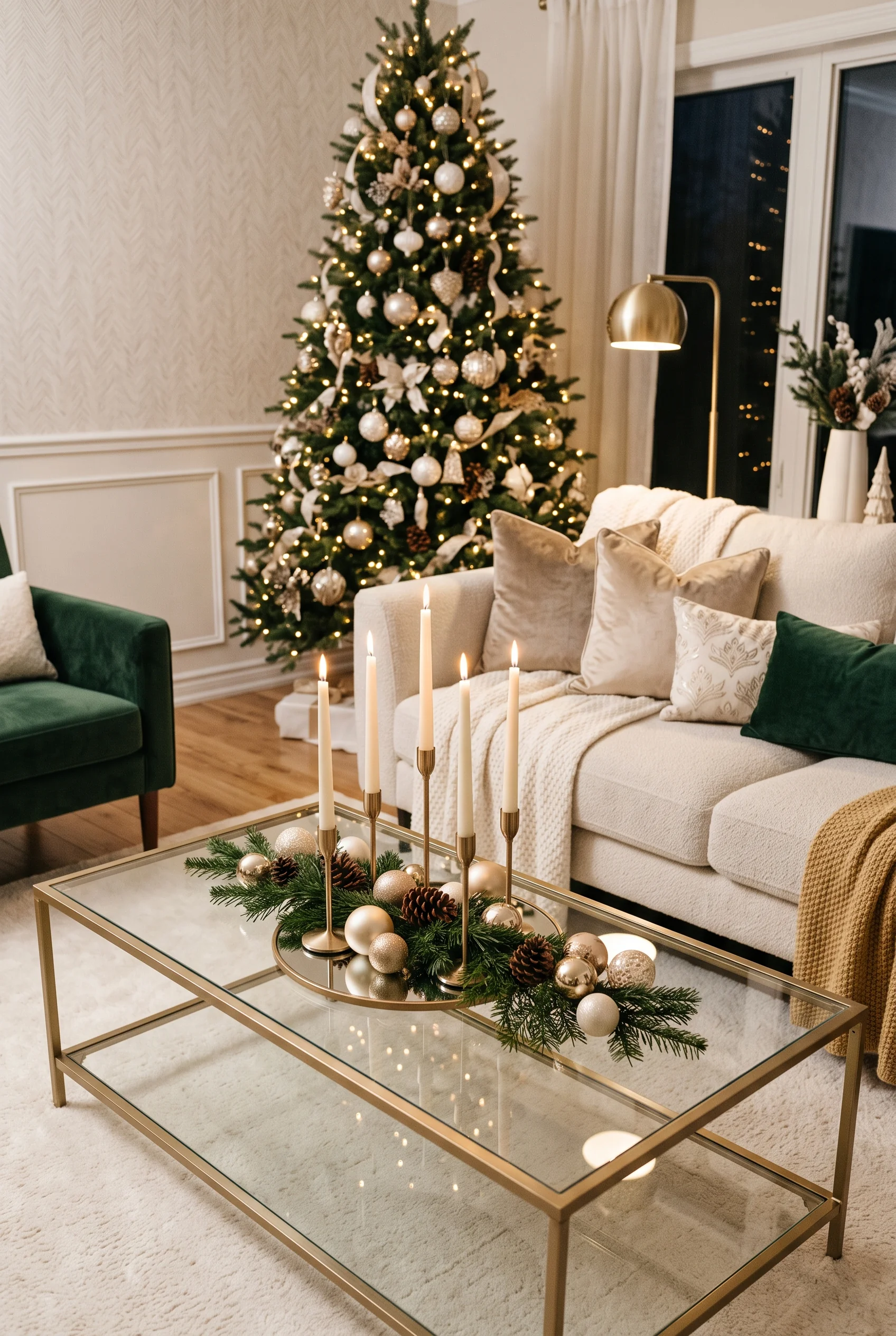 136 16 christmas coffee table decor