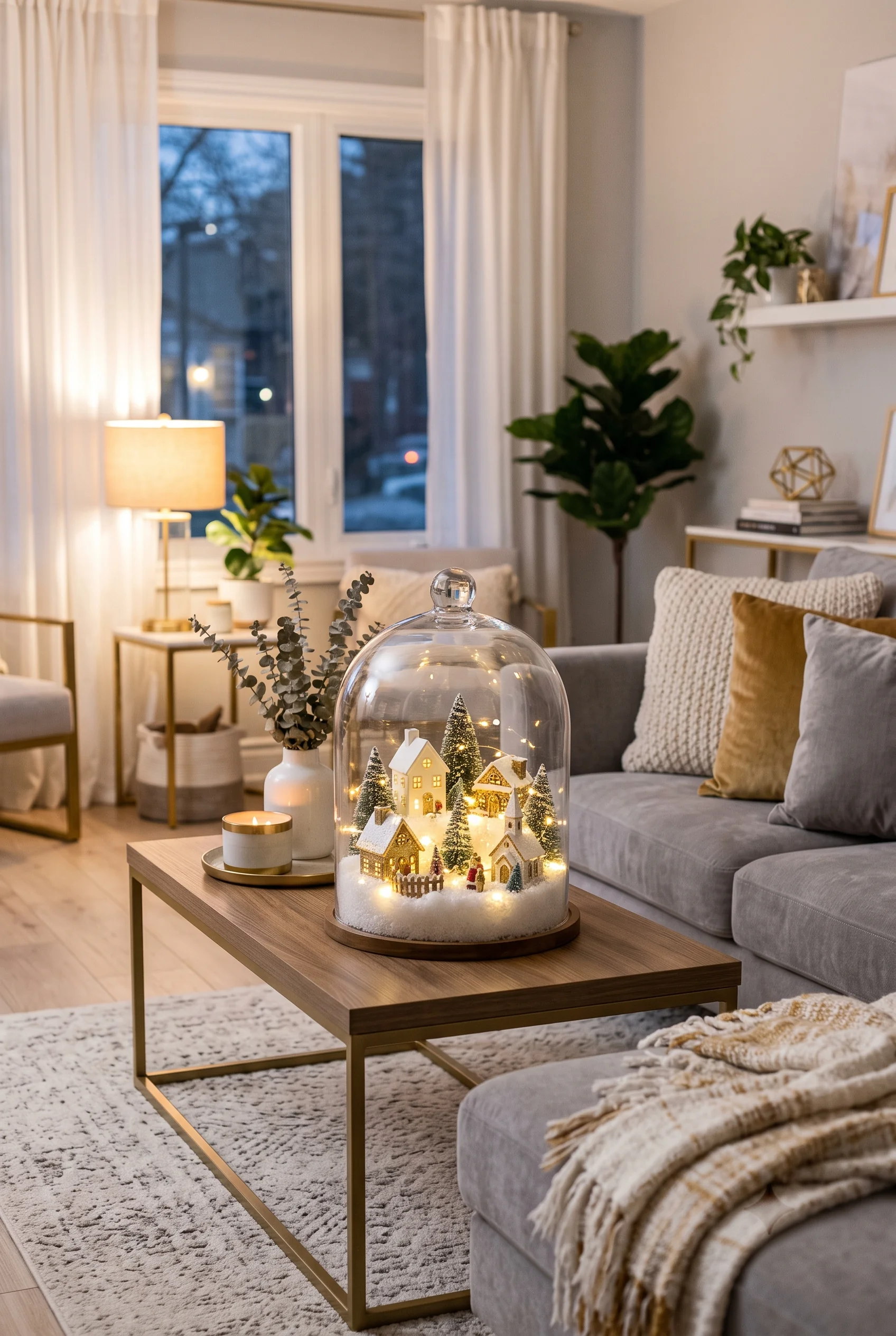 136 18 christmas coffee table decor