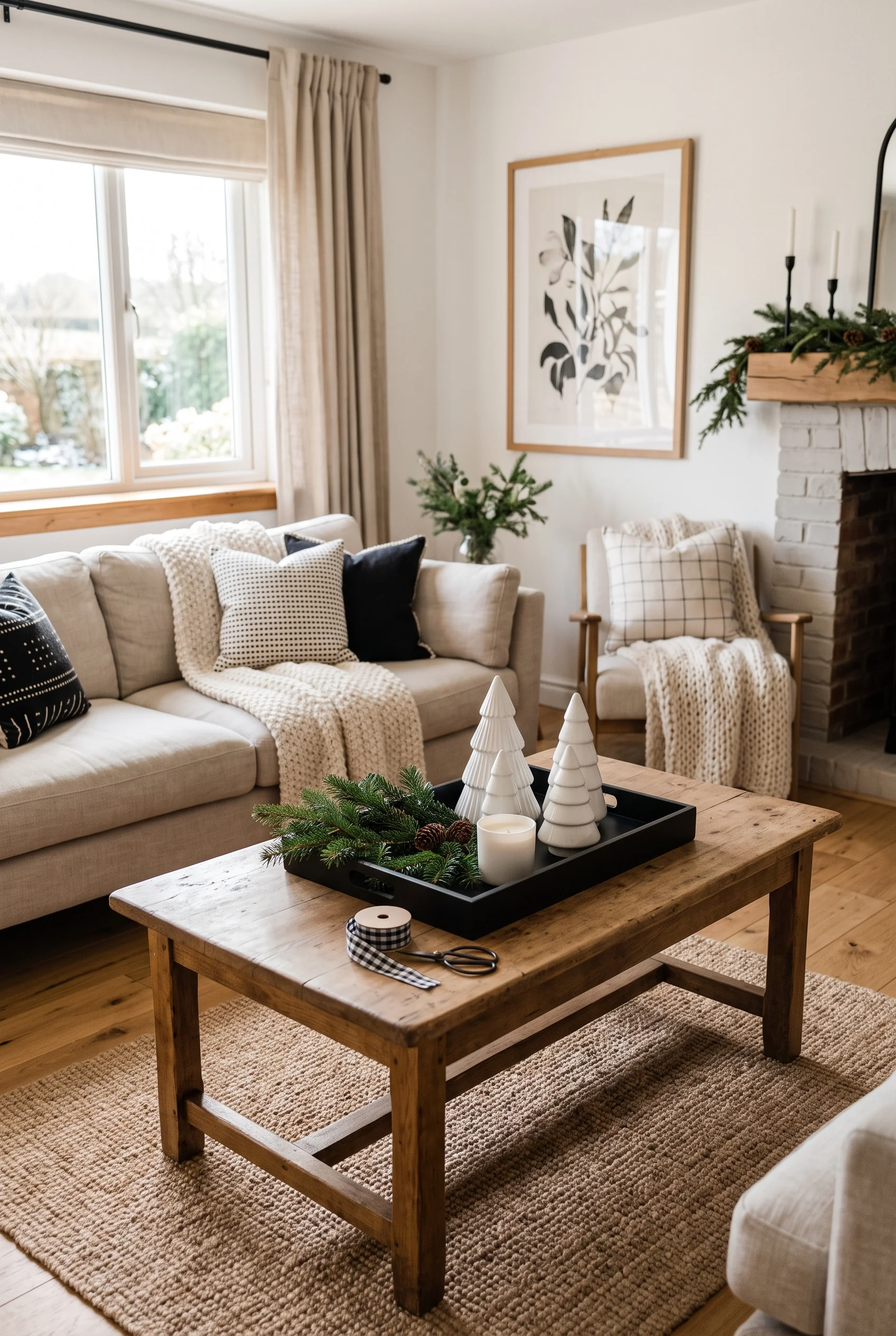 136 20 christmas coffee table decor