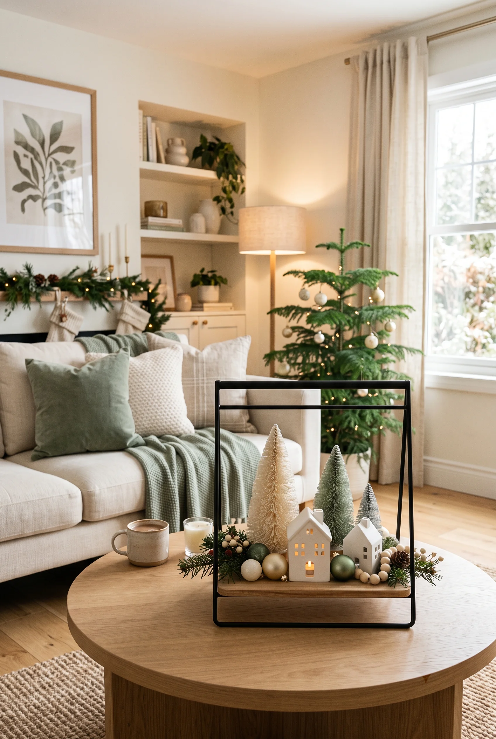 136 21 christmas coffee table decor