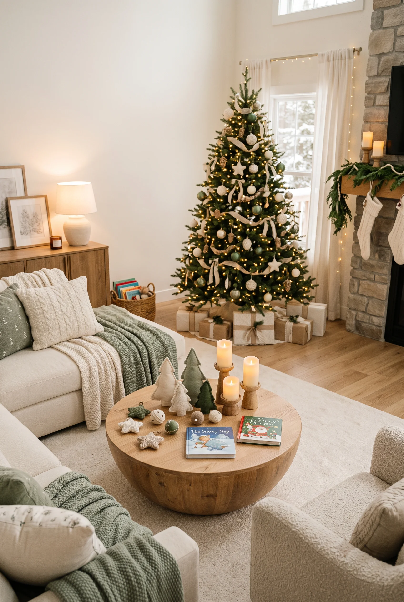 136 22 christmas coffee table decor