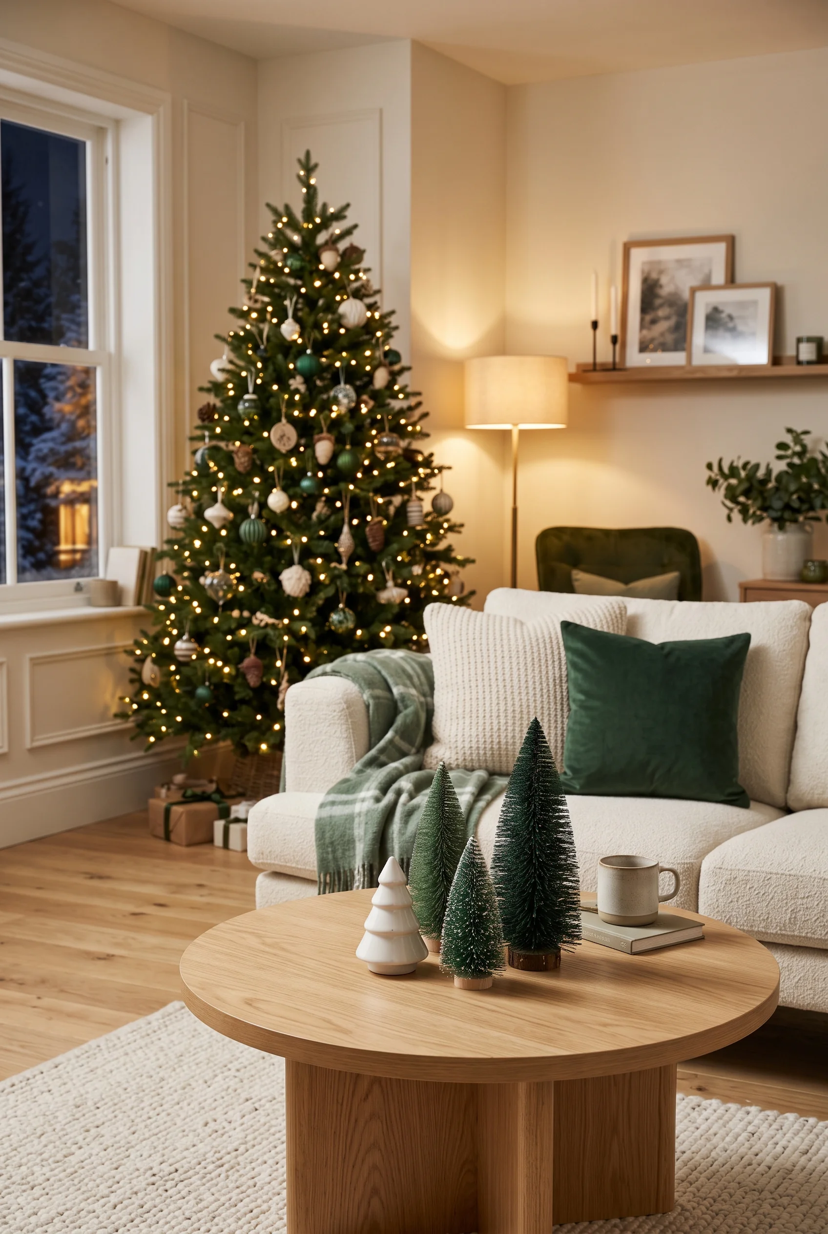 136 5 christmas coffee table decor