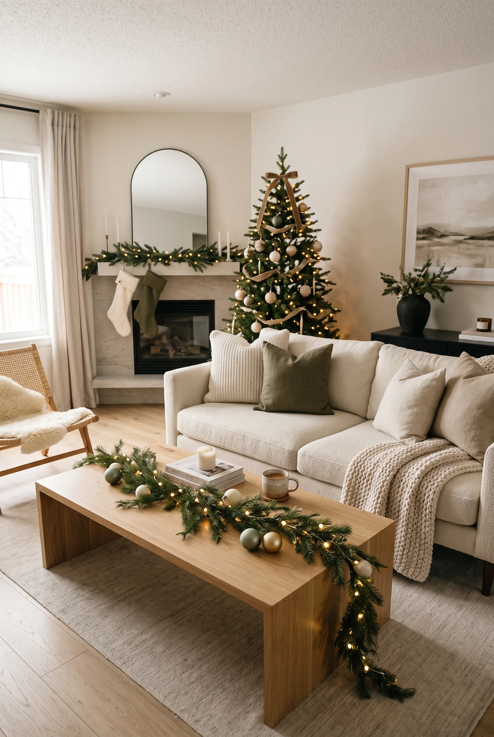 136 6 christmas coffee table decor