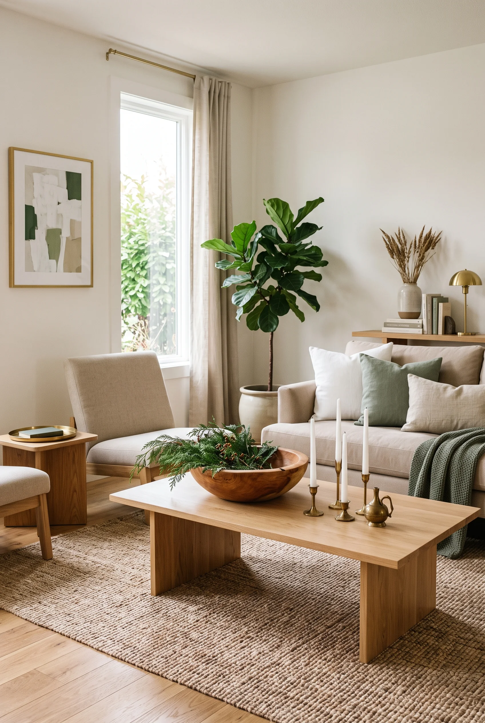 136 7 christmas coffee table decor