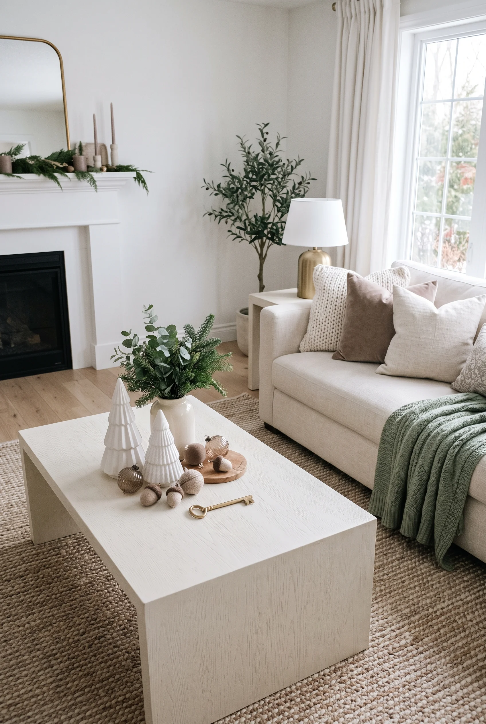 136 9 christmas coffee table decor